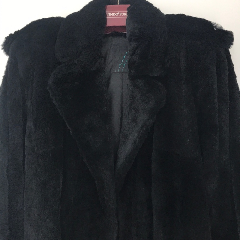 Authentic Rabbit fur coat full length - Picture 2 of 8